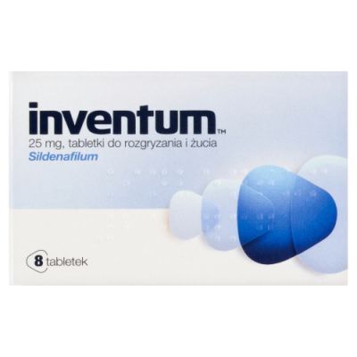Inventum 25 mg, 8 tabletek do rozgryzania i żucia