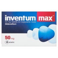 Inventum Max 50 mg, 4 tabletki do rozgryzania i żucia
