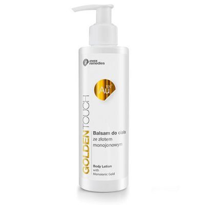 INVEX REMEDIES GOLDEN TOUCH Balsam do ciała ze złotem monojonowym Au100, 200 ml