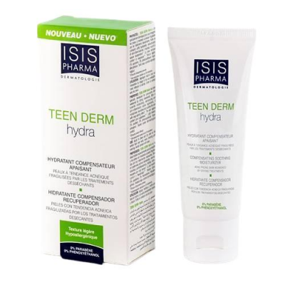 Isipharma Teen Derm Hydra Krem nawilżający do skóry trądzikowej, 40 ml