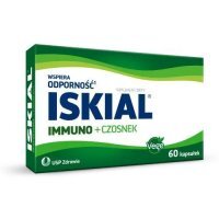 Iskial Immuno + Czosnek, 60kaps.  KRÓTKA DATA 01.04.2025