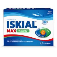 Iskial Immuno Max + czosnek z olejem z wątroby rekina i witaminą D, 120 kaps.