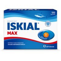 Iskial Immuno Max z olejem z wątroby rekina i witaminą D, 120 kaps.