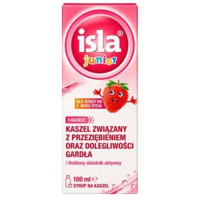 Isla Junior Syrop na kaszel dla dzieci od 1. roku życia, 100 ml