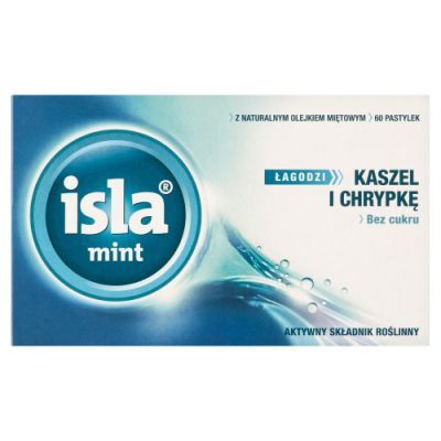 Isla Mint pastylki do ssania, 60 szt.