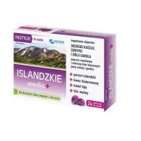 NEXON Islandzkie medic+, 24 pastylki do ssania