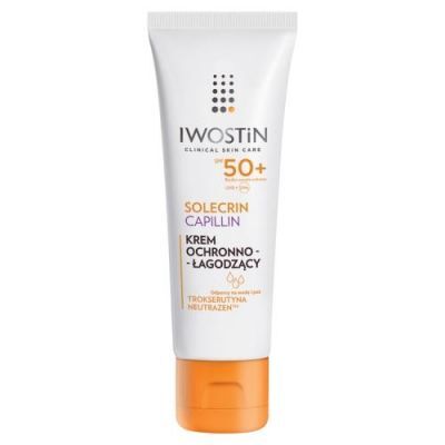 IWOSTIN SOLECRIN CAPILLIN Krem ochronny SPF 50+, 50 ml KRÓTKA DATA 30.11.2026