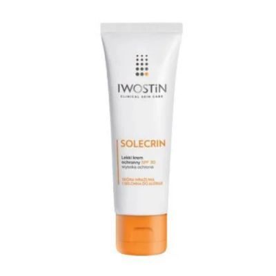 IWOSTIN SOLECRIN Lekki krem ochronny SPF 30, 50 ml KRÓTKA DATA 31.12.2026