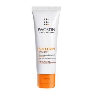 IWOSTIN SOLECRIN LUCIDIN SPF 50+ Krem przeciw przebarwieniom, 50 ml KRÓTKA DATA 31.08.2026