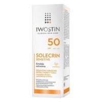IWOSTIN Solecrin Sensitive SPF50 Emulsja ochronna do twarzy i ciała, 100ml KRÓTKA DATA 31.01.2026