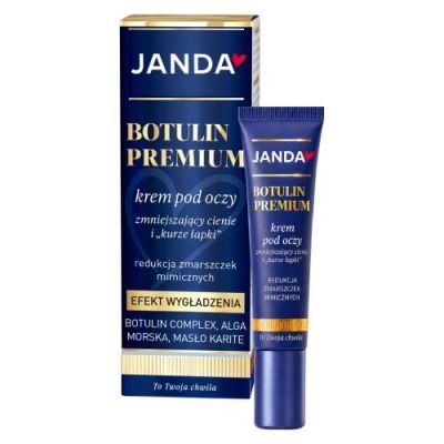 Janda Botulin Premium Krem pod oczy zmniejszający cienie i "kurze łapki", 15 ml