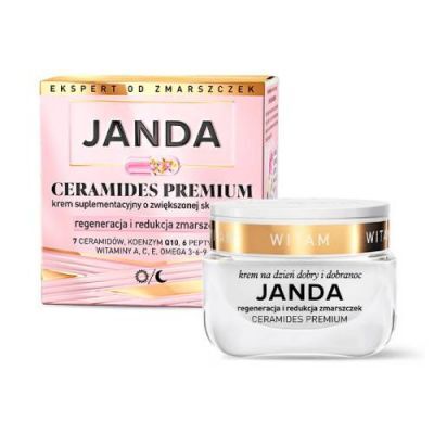 JANDA Ceramides Premium Krem suplementacyjny regeneracja i redukcja zmarszczek, 50 ml