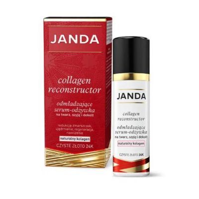 JANDA Collagen Reconstructor odmładzające serum na twarz szyję i dekolt, 50 ml