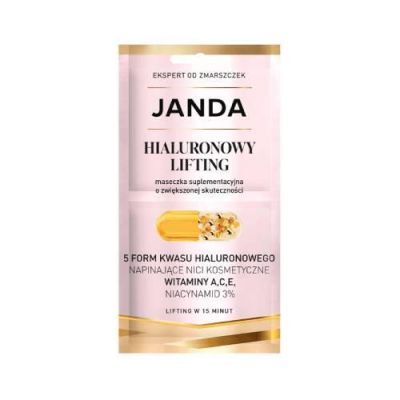 JANDA Hialuronowy Lifting Maseczka suplementacyjna, 2x4ml