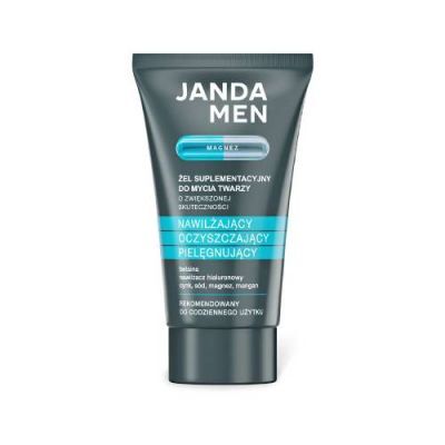 JANDA Men Żel suplementacyjny do mycia twarzy Magnez, 150 ml