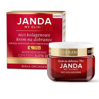 JANDA Nici kolagenowe krem do twarzy na dobranoc 70+, 50ml