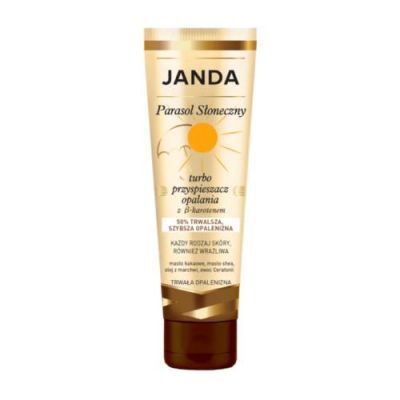 Janda Parasol Słoneczny Turbo przyspieszacz opalania z beta-karotenem, 150 ml