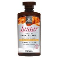 JANTAR Odprężająca piana do kąpieli z esencją bursztynową i ekstraktem z pomarańczy 330 ml FARMONA