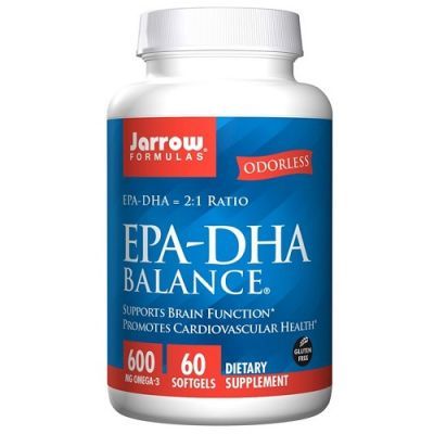 JARROW FORMULAS EPA-DHA BALANCE 600 mg 60 kapsułek
