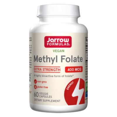 JARROW FORMULAS Methyl Folat 400 mcg, 60 kaps.
