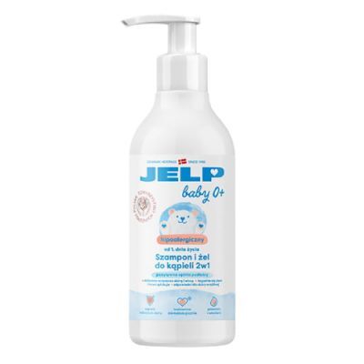 JELP Baby 0+ Szampon i żel do kąpieli 2w1, 400 ml