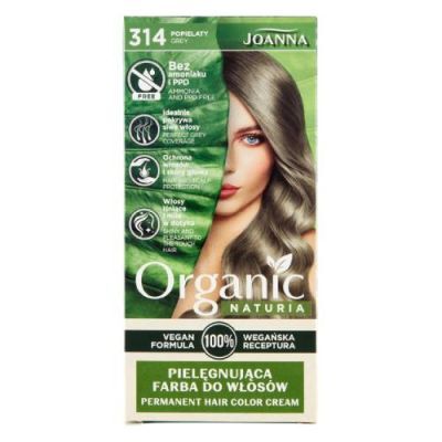 JOANNA NATURIA ORGANIC VEGAN Farba 314 popielaty, 1szt.