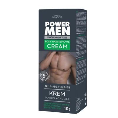 JOANNA Power Men Krem do depilacji ciała dla mężczyzn, 150g
