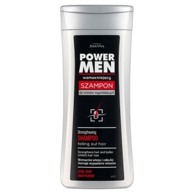 JOANNA Power Men Wzmacniający szampon do włosów wypadających dla mężczyzn, 200 ml