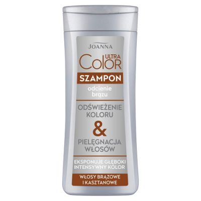 Joanna Ultra Color Szampon do włosów brązowych i kasztanowych, 200 ml