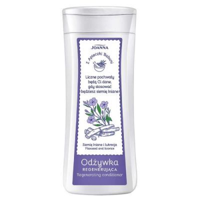 Joanna Z Apteczki Babuni Odżywka regenerująca do włosów Siemię lniane i Lukrecja, 200 g