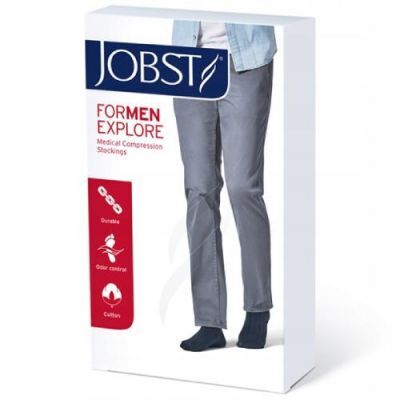 JOBST FORMEN EXPLORE podkolanówki uciskowe CCL2 czarny, rozmiar 6 ZP