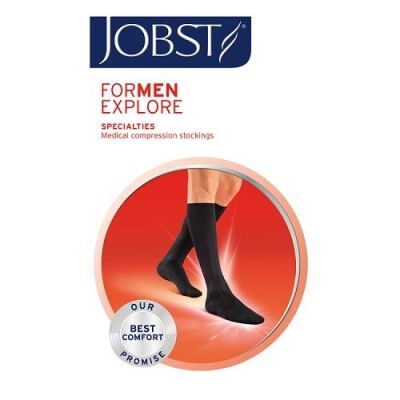 JOBST FORMEN EXPLORE podkolanówki uciskowe CCL2 granatowy, rozmiar 3 ZP