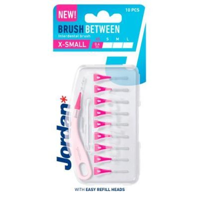 JORDAN Brush Between Szczoteczki międzyzębowe XS 0,4mm, 10 szt.