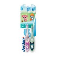 Jordan Step By Step Szczoteczka do zębów dla dzieci 3 - 5 lat, 2 szt.