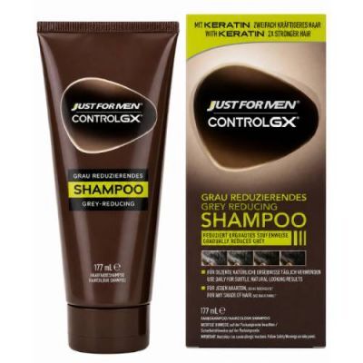 Just For Men Control GX Szampon z keratyną do siwych włosów, 177 ml