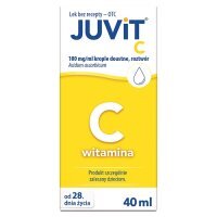 JUVIT C krople 40 ml, niedobór witaminy C