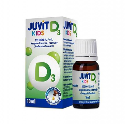JUVIT D3 MAX 20000 j.m./ml krople doustne 10 ml