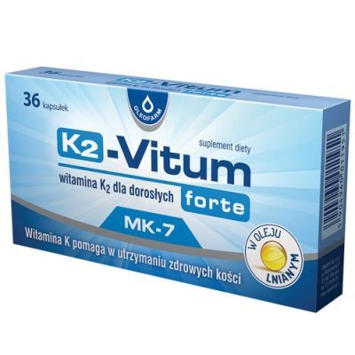 K2-VITUM FORTE Witamina K2 dla dorosłych 36 kapsułek