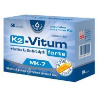 K2-VITUM FORTE Witamina K2 dla dorosłych 60 kapsułek
