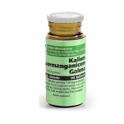 KALIUM HYPERMANGANICUM 30 tabletek