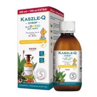KASZLE-Q Syrop dla dzieci od 1. roku życia na kaszel 300 ml