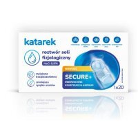 KATAREK Ampułki Secure+ roztwór soli fizjologicznej, 20x5ml