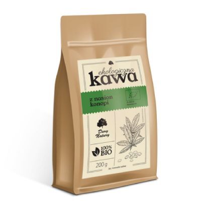 Kawa z nasion konopi EKO 200g DARY NATURY