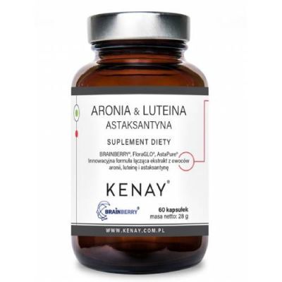 Kenay Aronia & Luteina Astaksantyna, 60 kaps.