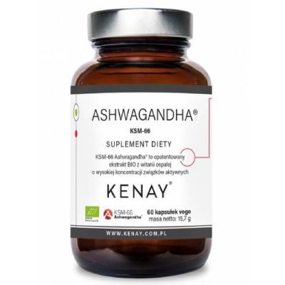 KENAY Ashwagandha KSM-66, 60 kapsułek