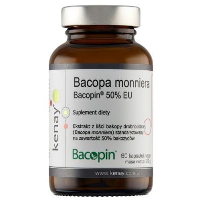 KENAY Bacopa monniera Bacopin® 50% 60 kapsułek
