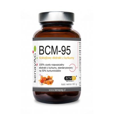 KENAY BCM-95 (Biocurcumin) rozpuszczalny ekstrakt z kurkumy 60g