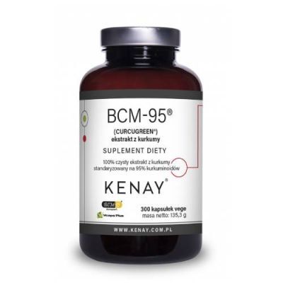 KENAY BCM-95 Ekstrakt z kurkumy, 300 kaps.