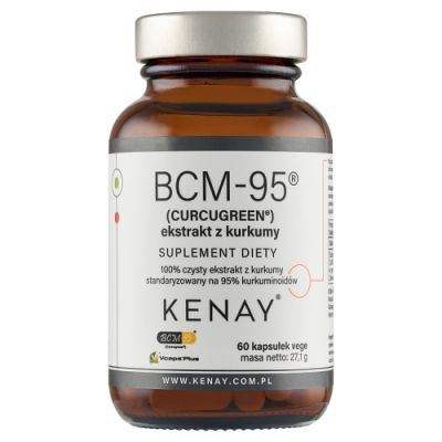 KENAY BCM-95 Ekstrakt z kurkumy 60 kapsułek