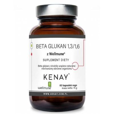 KENAY Beta glucan 1,3/1,6 Wellmune, 60 kapsułek